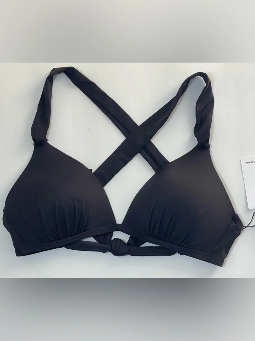 Gibson Latimer Women’s bikini top Black NWT Size S